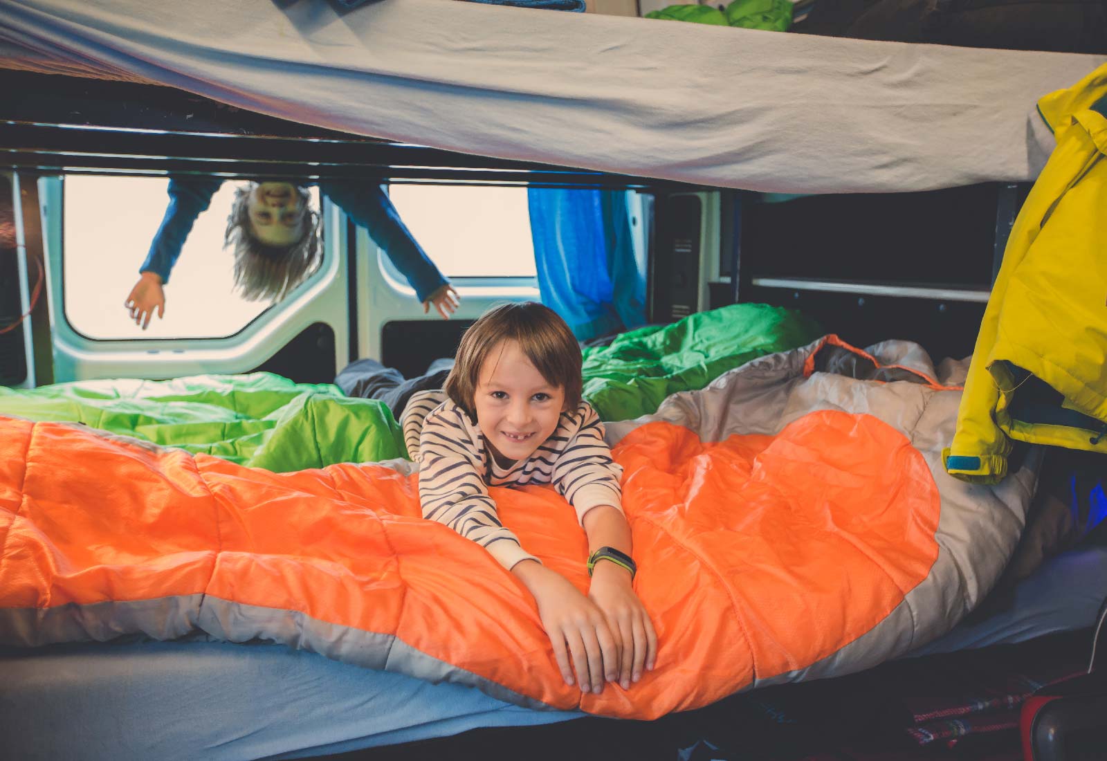 Seguridad en autocaravana Autocaravana con niños