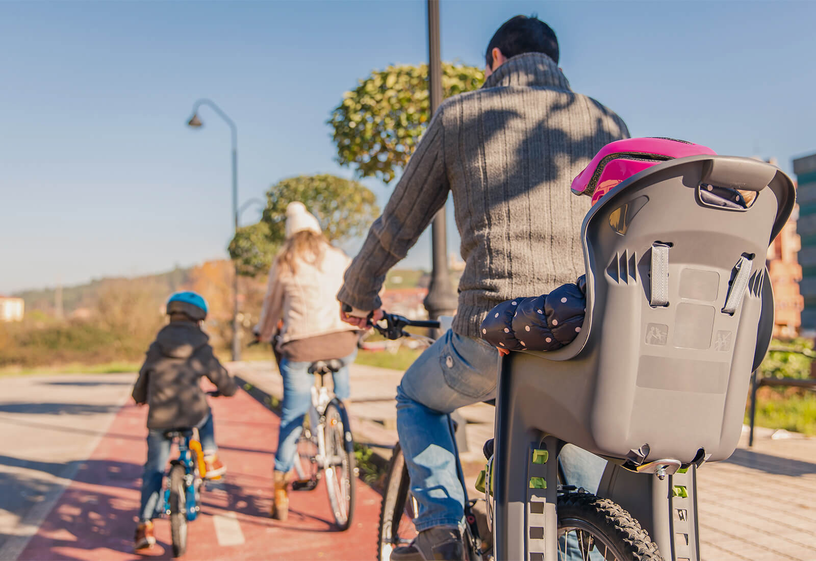 Carril bici Carril bici con niños