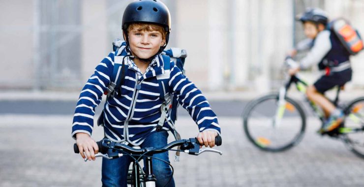 Consejos de seguridad vial en bici para niños