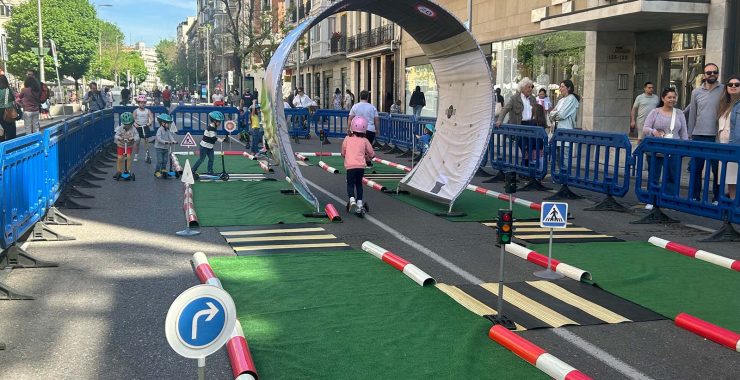 Jornada de seguridad vial con Trenty en el distrito de Chamberí