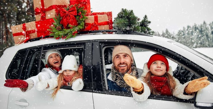 8 consejos para viajar en Navidad con niños en el coche